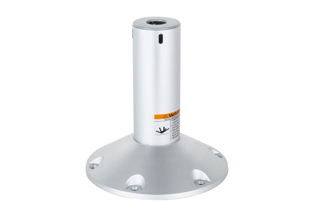 FIXED HEIGHT PEDESTAL WITH 9IN BASE12IN HEIGHT ANODIZED