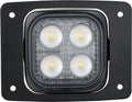 FLUSH MOUNT WITH DURA MINI WORK LIGHT 4 LED 60 DEGREE