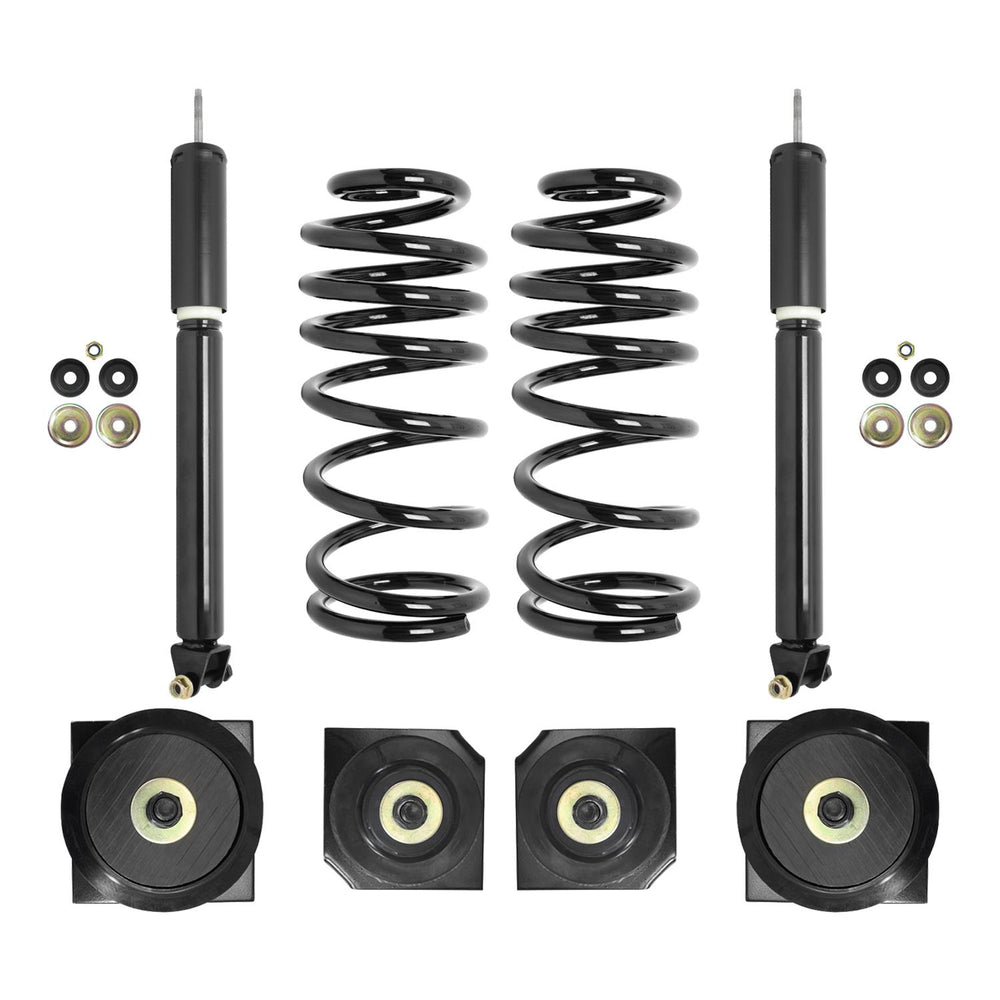 Unity Automotive 2 Rear Shock Absorbers 2 Coil Springs 4 Isolators 2-30-539000