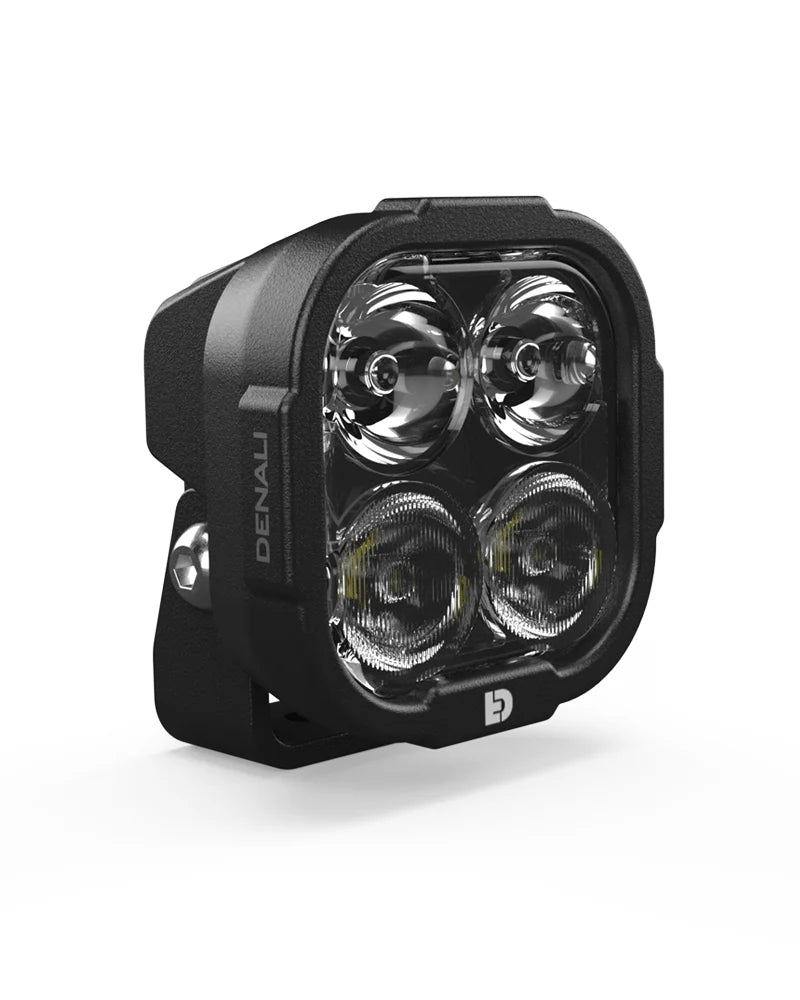 4LED DL4 DRIVING LIGHT W/DATADIM TECHNOLOGY ELLIPTICAL HYBRID BEAM AMBER