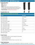 Unity Automotive 2 Rear Complete Strut Assemblies 2-15910-001