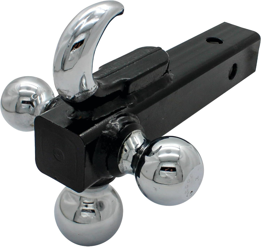 CLAMPON FORKLIFT HITCH 2IN RECEIVER WITH TRIBALL HITCH AND TOW HOOK