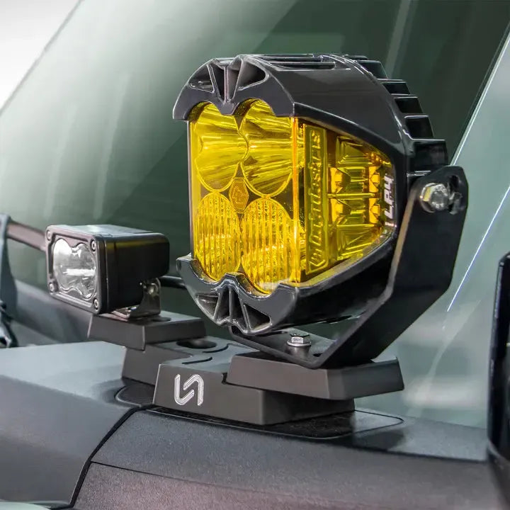 Turn Offroad 2021 Ford Bronco Billet Pod Light Mount LB1-M1