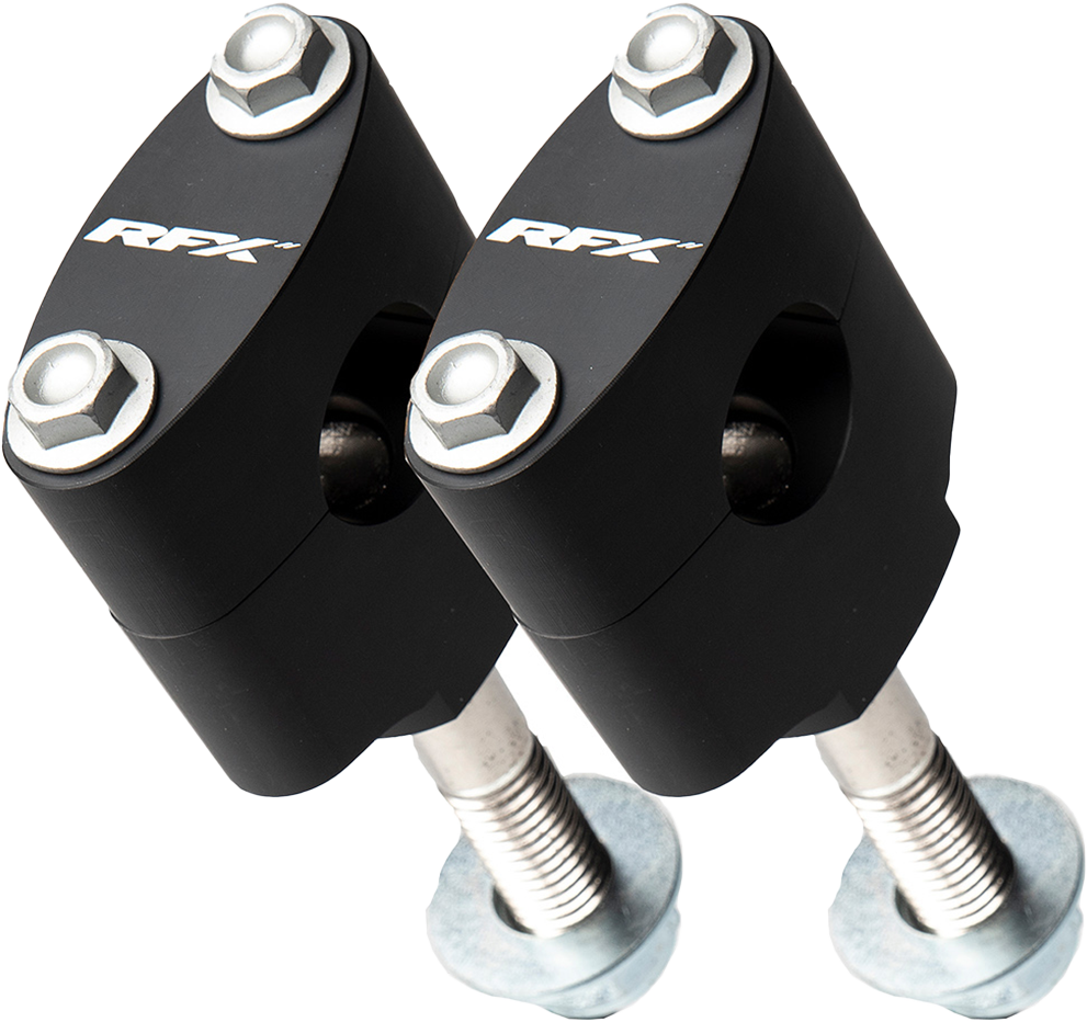 HANDLEBAR MOUNT KIT 7/8" BLACK HON/KAW