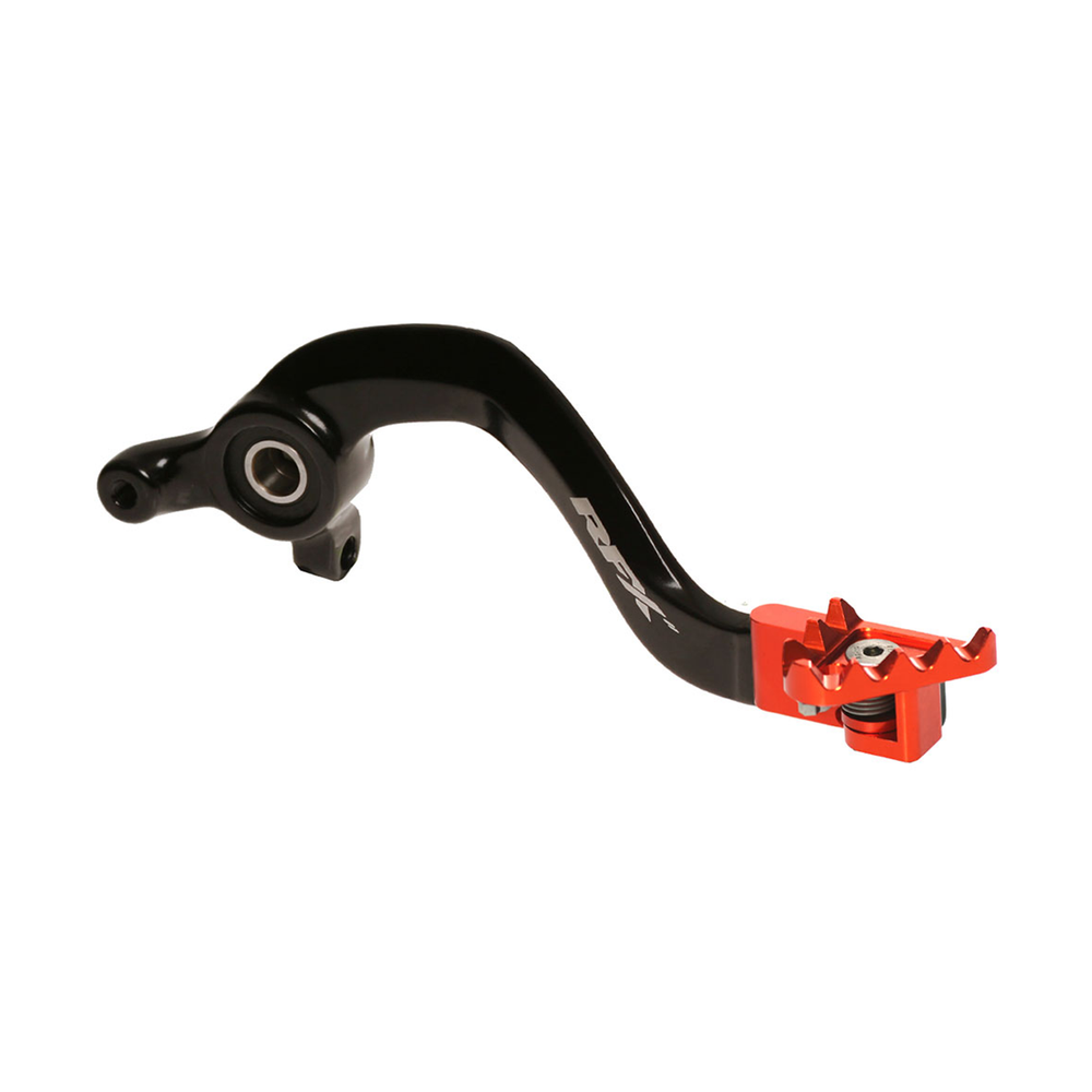 REAR BRAKE PEDAL ORANGE FOLDING-TIP KTM