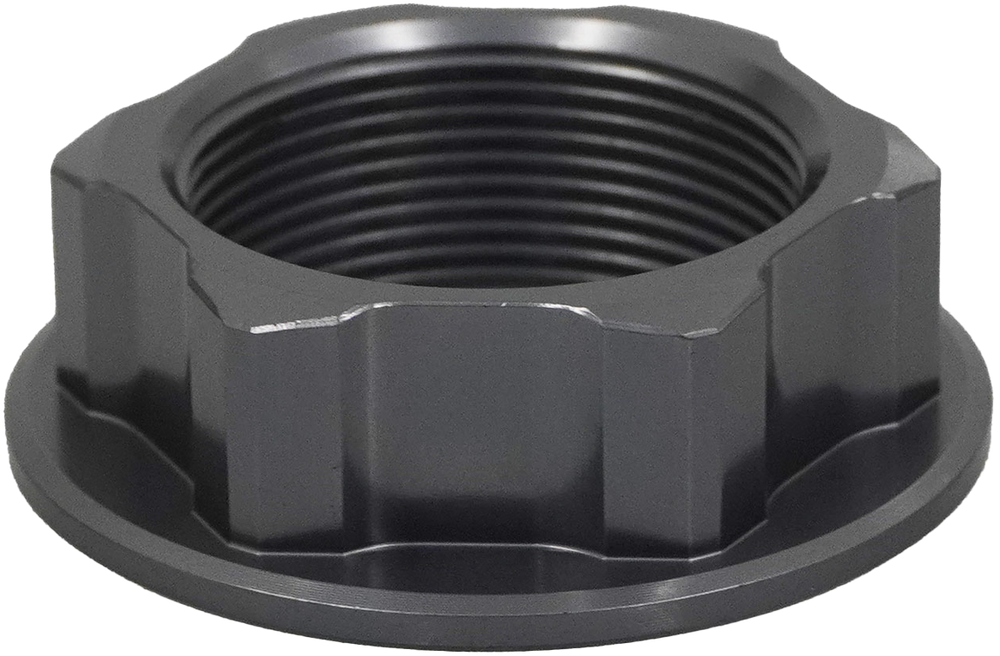 STEERING STEM NUT GREY HON/YAM/SUZ