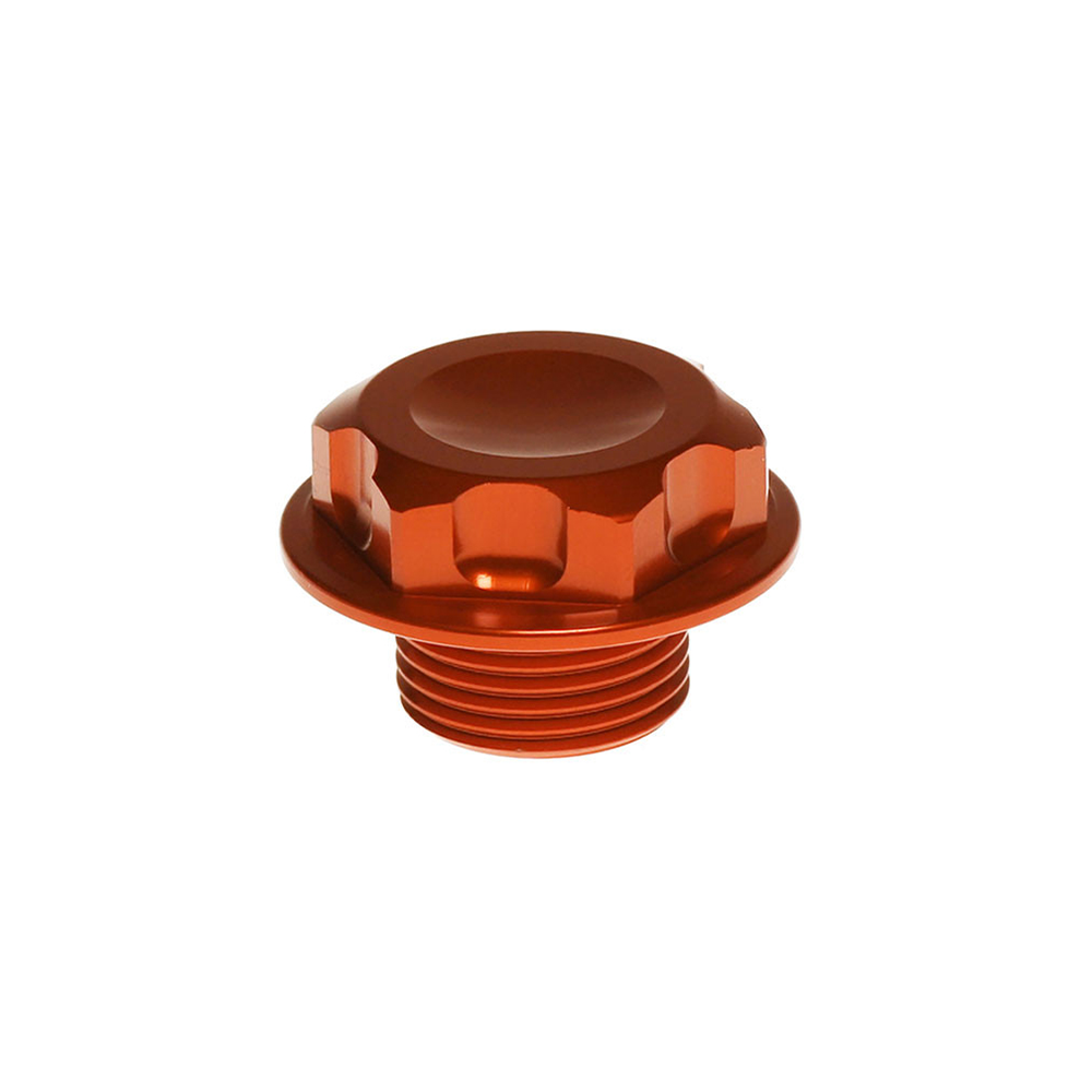 STEERING STEM NUT ORANGE KTM/HUSQ/GAS/BETA