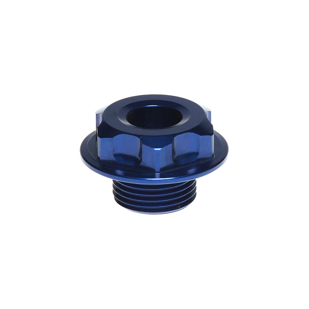 STEERING STEM NUT BLUE KTM/HUSQ/GAS/BETA