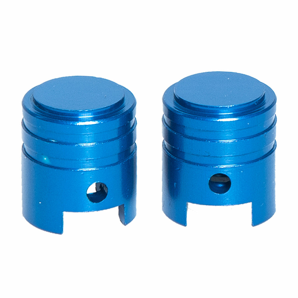 VALVE CAPS 2PCS BLUE