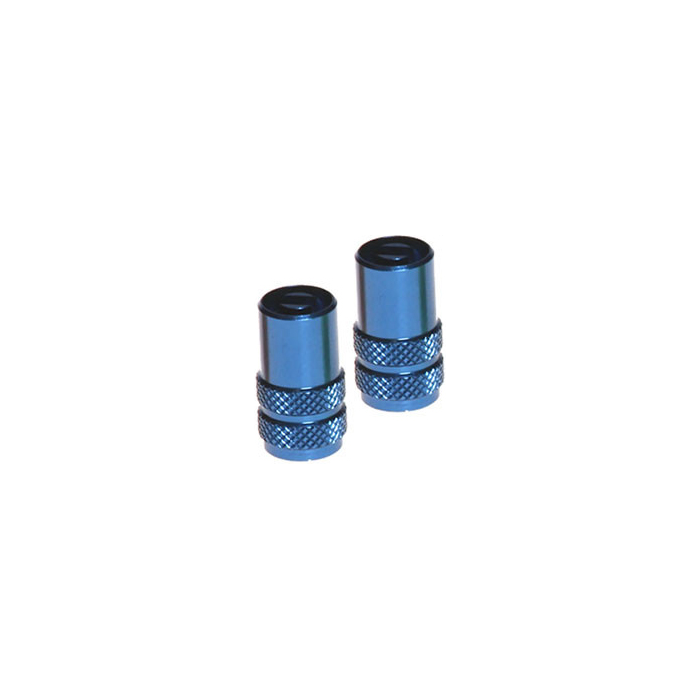 VALVE CAPS 2PCS BLUE