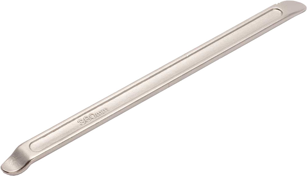 DUAL SPOON TIRE LEVER SILVER UNIVERSAL 11 INCH LONG
