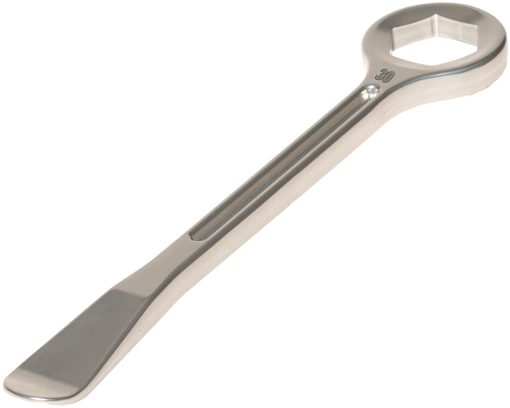 SPOON & SPANNER TIRE LEVER ALUMINUM 30MM SPANNER