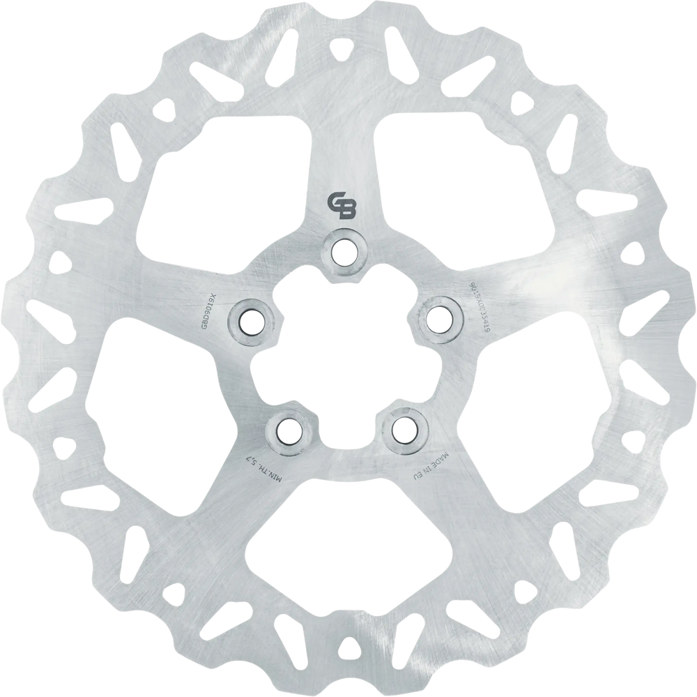 ROTOR 11.5" SOLID WAVE RR STAINLESS 2.22" INNER BORE
