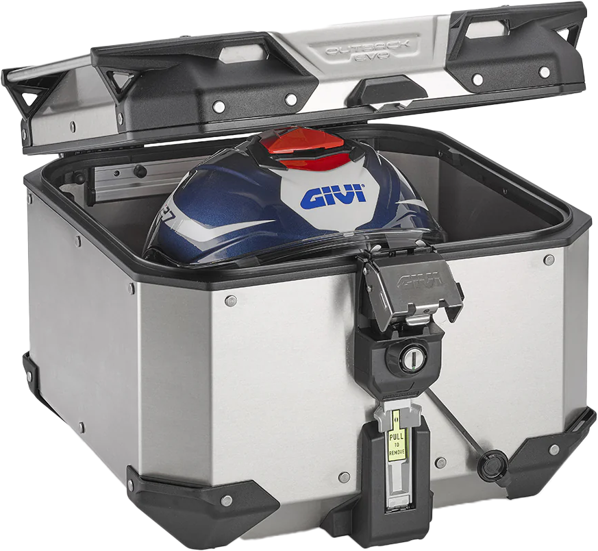 OUTBACK EVO SMART TOP CASE 42L SILVER