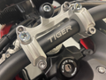 HANDLEBAR RISERS TOUR W/RAM BALL SILVER TRI