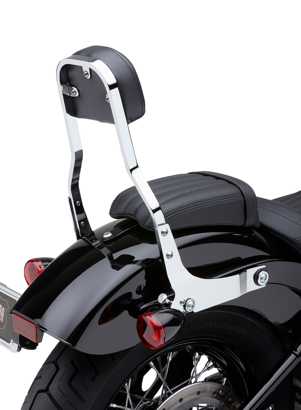DETACHABLE BACKREST SHORT CHROME FLDE/FLSL/FXBB 18-24