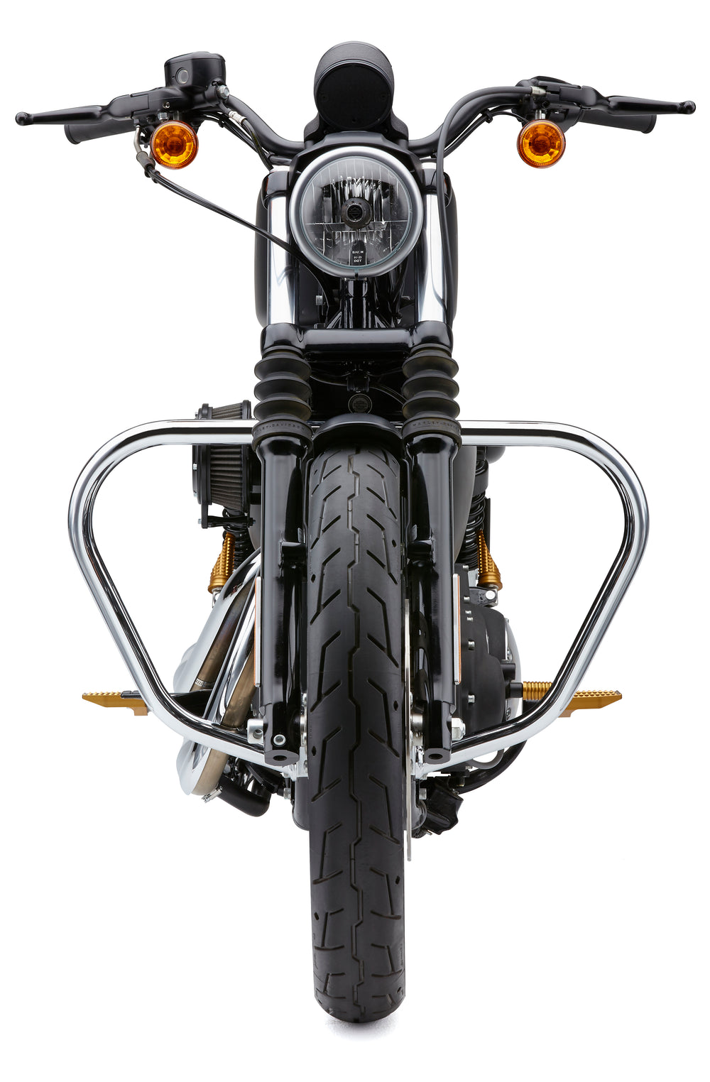 FREEWAY BARS VBEND 1.25" CHROME SPORTSTER 04-22