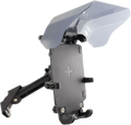 ARMOR CHARGER PHONE MOUNT W/VISOR BLACK