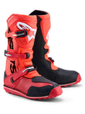 TECH T BOOTS RED FLUO/BLK/BR RED 9