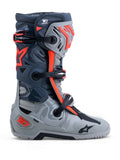 TECH 10 ENDURO BOOTS MID GRY/DRK GRY/RED FLUO 10