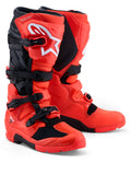 TECH 7 ENDURO BOOTS RED FLUO/BLK 7