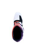 TECH 7 BOOTS PRPL/WHT/DK BLUE/RED FLUO 7