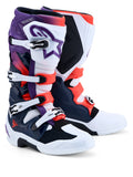 TECH 7 BOOTS PRPL/WHT/DK BLUE/RED FLUO 9
