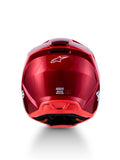 S-M3 RADIUM HELMET ECE06/DOT RED MOT/RED FL/WHT GL LG