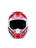 S-M3 FALCON HELMET ECE06/DOT RED FL/WHT/BLUE/YL FLGL LG
