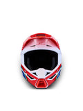 S-M3 FALCON YTH HLMT ECE06/DOT RED FL/WHT/BLUE/YL FL GL YS