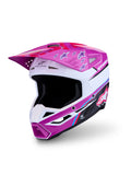 S-M3 FALCON HELMET ECE06/DOT PRPL/WHT/BLK/PINK FL GL MD