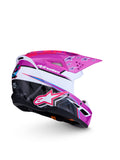 S-M3 FALCON YTH HLMT ECE06/DOT PRPL/WHT/BLK/PINK FL GL YL