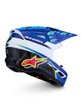 S-M3 FALCON HELMET ECE06/DOT BLU/WH/BLK/PINK FL/YL FL GL 2X