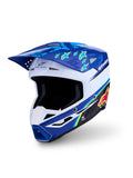 S-M3 FALCON HELMET ECE06/DOT BLU/WH/BLK/PINK FL/YL FL GL SM