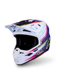 S-M7 BLASTER HELMET ECE06/DOT PRPL/PINK/WHT GLOSSY MD