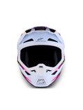 S-M7 BLASTER HELMET ECE06/DOT PRPL/PINK/WHT GLOSSY MD