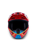 S-M7 CAST HELMET ECE06/DOT RED/YLLW FLUO/BLUE GLOSSY MD