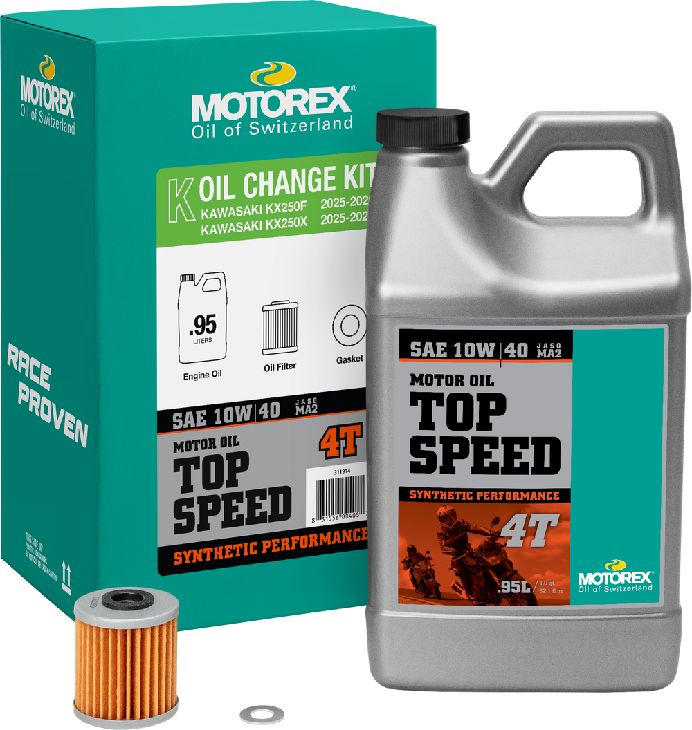 TOP SPEED OIL CHANGE KIT 0.95L 10W40 KAW