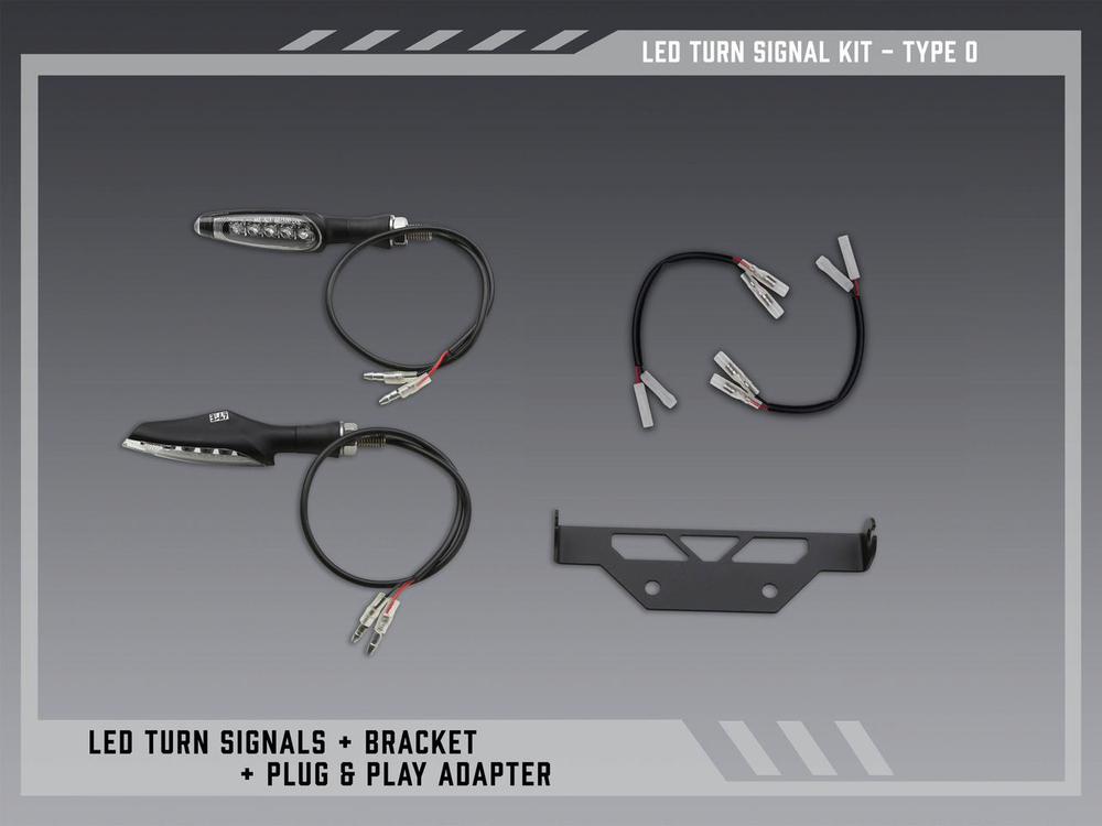 FE V2 STND LED TURN SIG KIT TYPE O TRI