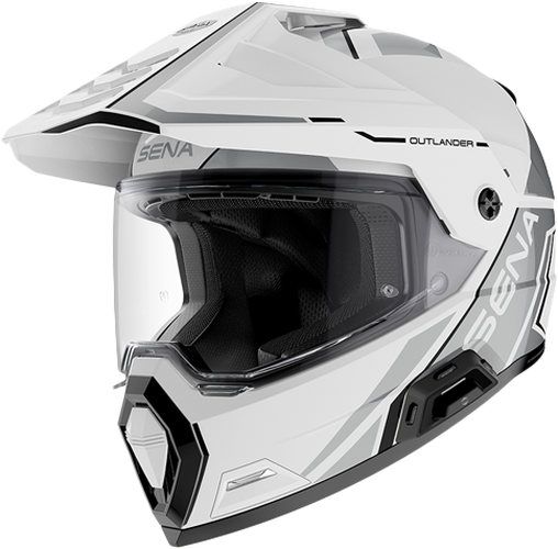 OUTLANDER  SMART DS HELMET WHITE LG
