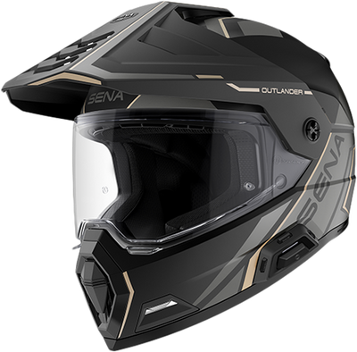 OUTLANDER  SMART DS HELMET MATTE BLACK LG