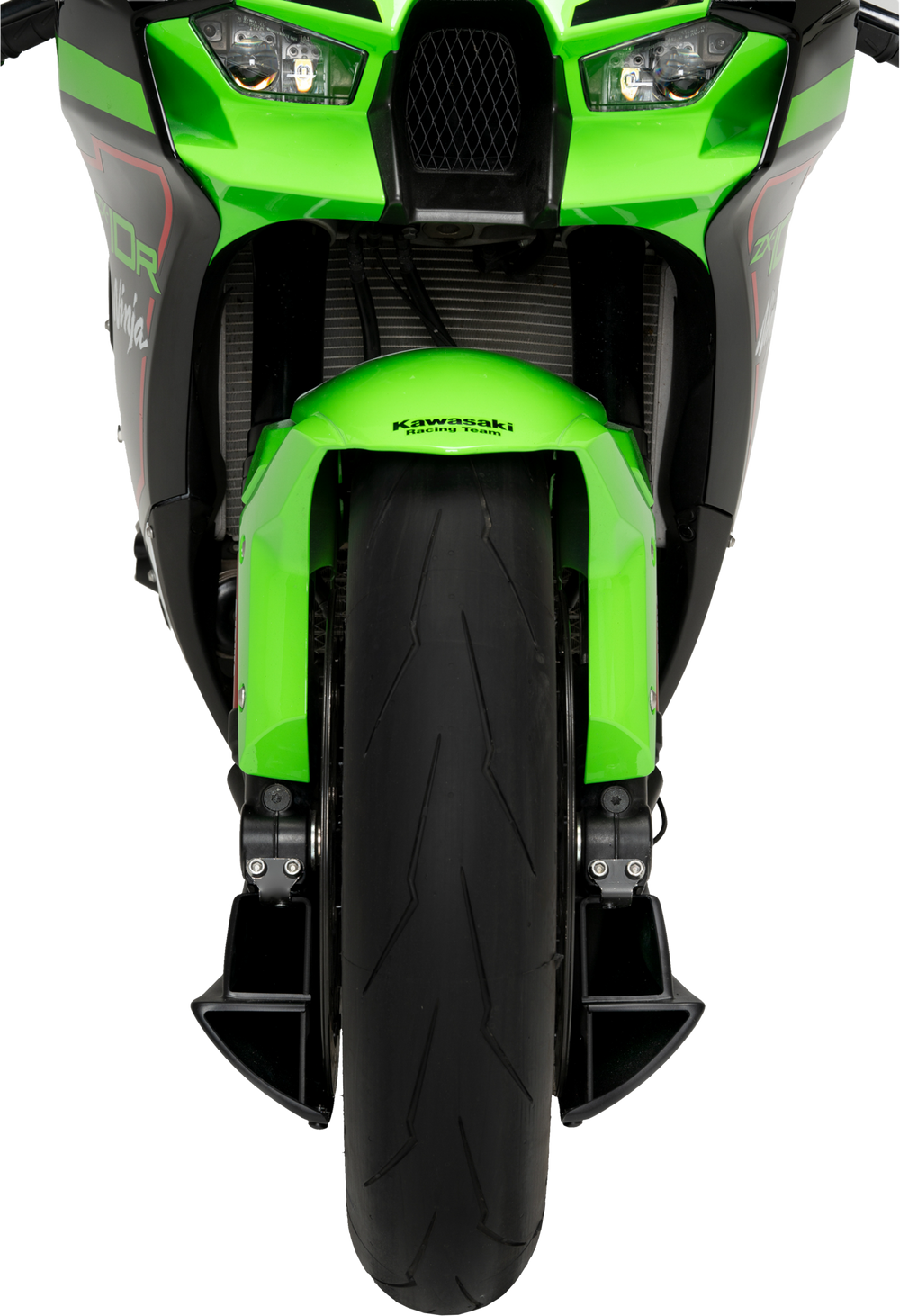 BRAKE COOLER MATTE BLACK KAW