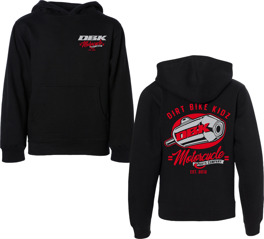 FACTORY YOUTH HOODIE BLACK YS