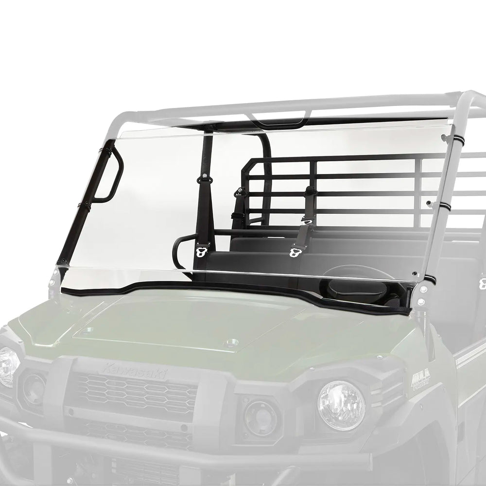 POLY FRONT WINDSHIELD FULL FIXED KAW