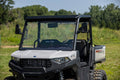 POLY FRONT WINDSHIELD FULL FIXED VENTED POL