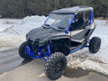 POLY FRONT WINDSHIELD FULL FIXED VENTED HON