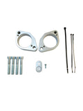 HANDLEBAR RISERS SILVER BMW