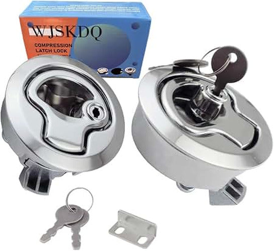 FLUSH DOOR LATCH KEY STD 12.7 ALUM