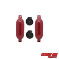 BOATTECTOR INFLATABLE FENDER 10IN X 30IN CRANBERRY(VALUE PACK OF 2)