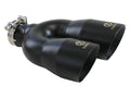 aFe cat-back exhaust installed view